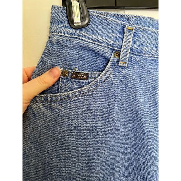 Lee Denim Riders Vintage Women's 29 X 29 in Jeans 90s Style High Rise Tapered - Picture 4 of 12